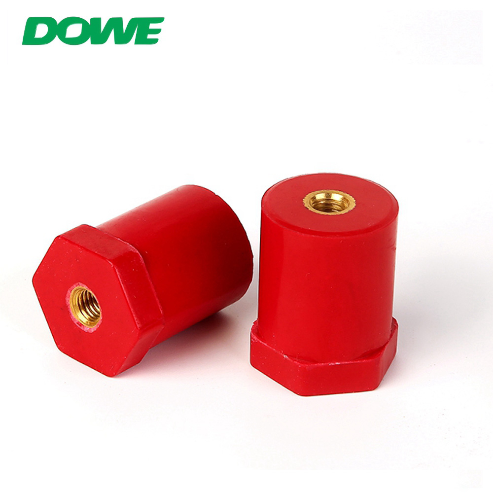 DOWE SB30X50M8 Copper Busbar Insulator Battery Connectors Rubber