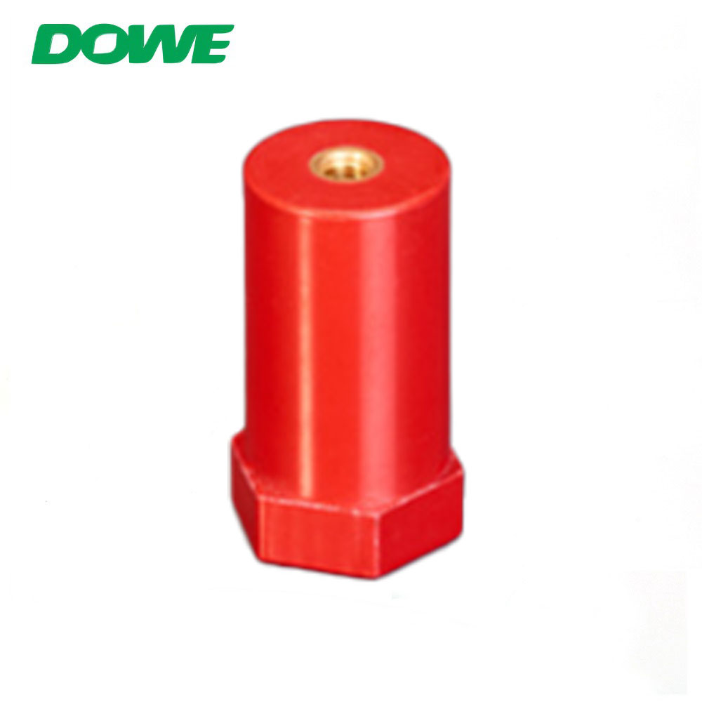 DOWE SB20X45 DMC SMC SB Copper M5 Standoff Bus Bar Insulator Red Resin Enhanced Water Resistant