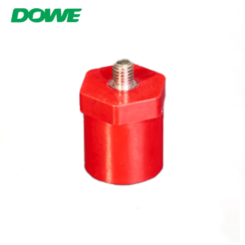 DOWE SB30X35 Electrical Insulated High Quality Copper Screw Epoxy Resin Fiberglass Low Voltage Bus Bar Insulator Support Insulator